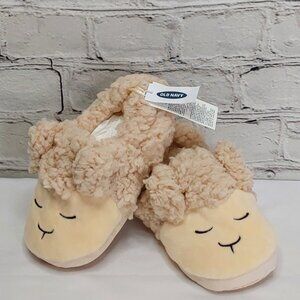 'OLD NAVY' O CRITTER 'LOVEY LAMB' SLIPPERS SHERPA LINED PILLOW SOFT